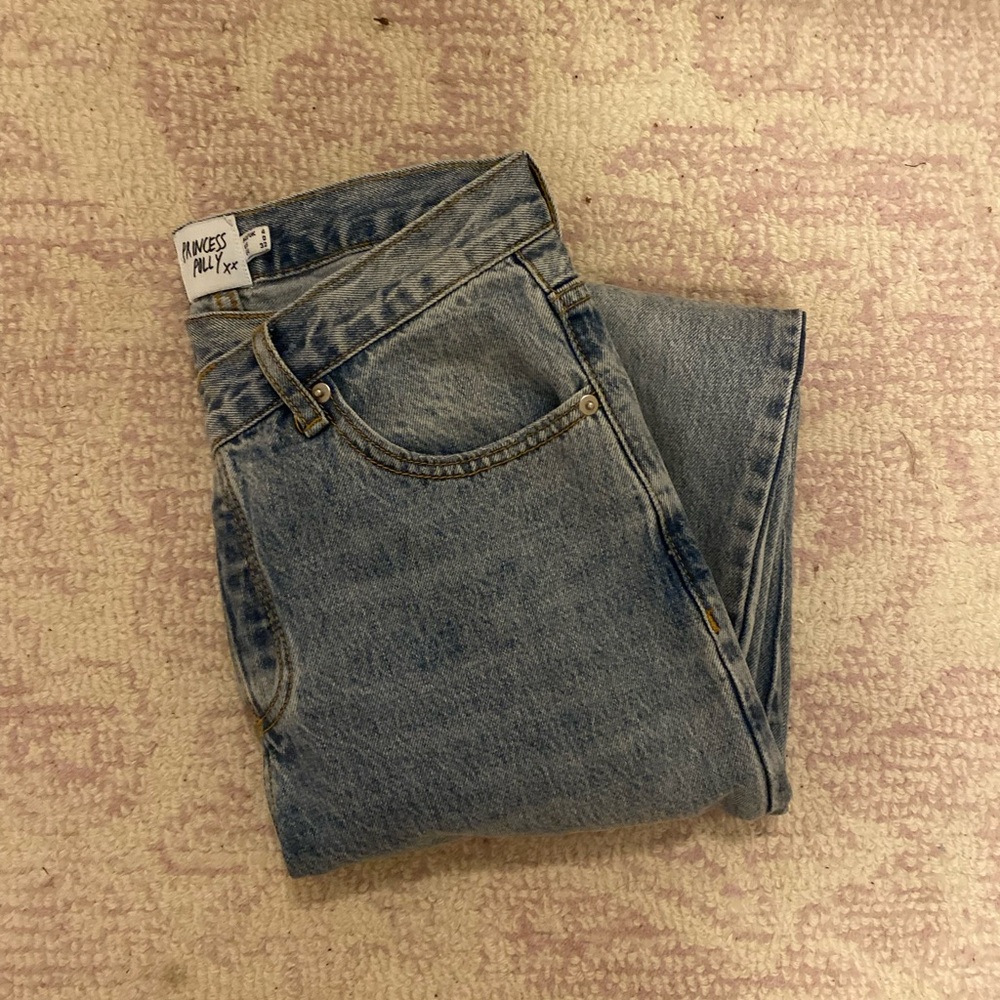 Princess Polly Asymmetrical Jeans